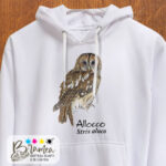 Felpa unisex Allocco con cappuccio e tascone - immagine 2