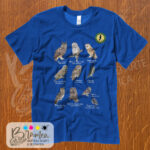 T-Shirt ASOIM "Serie completa rapaci notturni" Taglia XL/blu royal