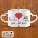 Tazza (doppia) Duo manico cuore