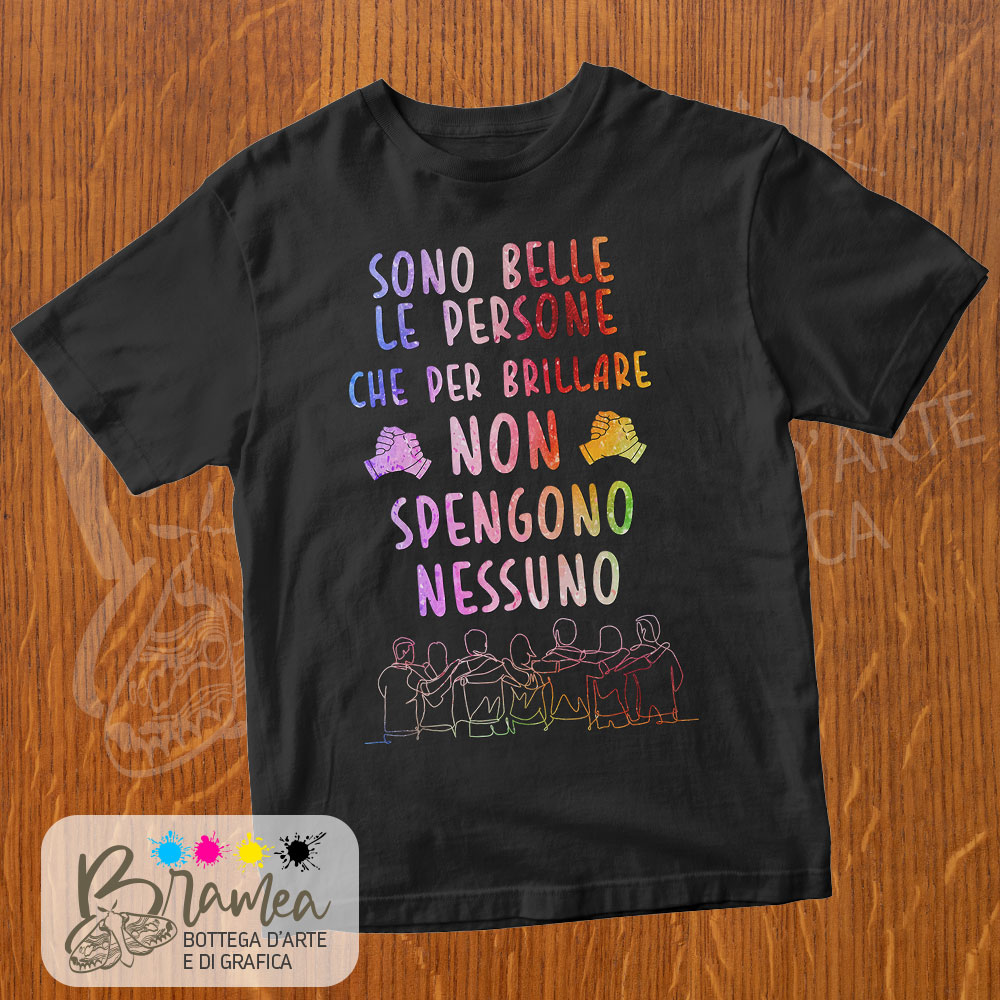 Sono_belle_le_persone_nera T-shirt Sono Belle le persone - immagine 1