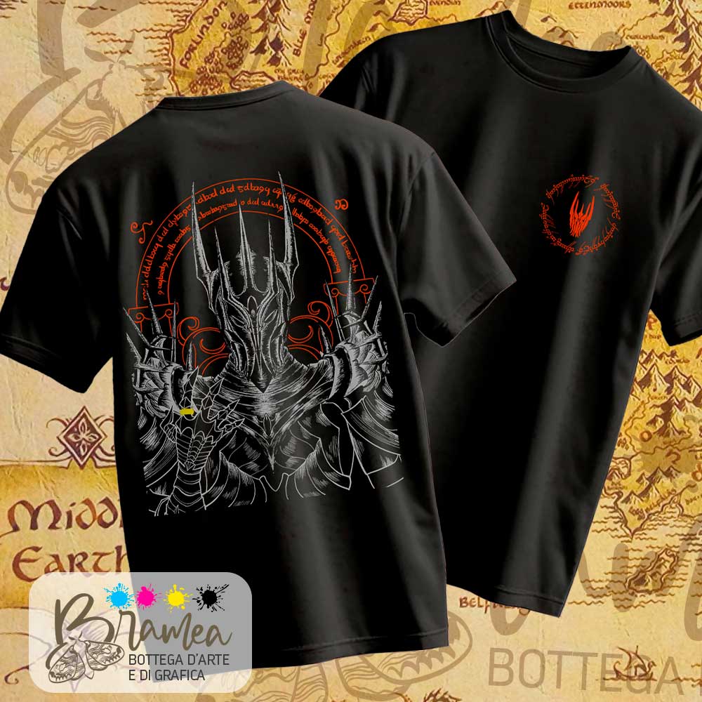 Bramea_Sauron T-Shirt - Sauron - Signore degli Anelli - The Lord of the Rings - immagine 1